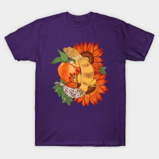 Leopard Gecko and Sunflowers T-Shirt